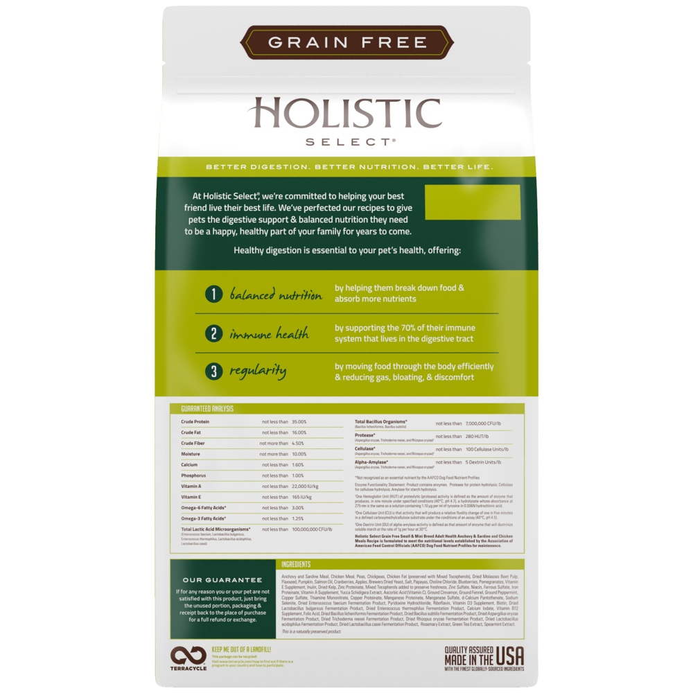 Holistic Select Natural Grain Free Small and Mini Breed ...