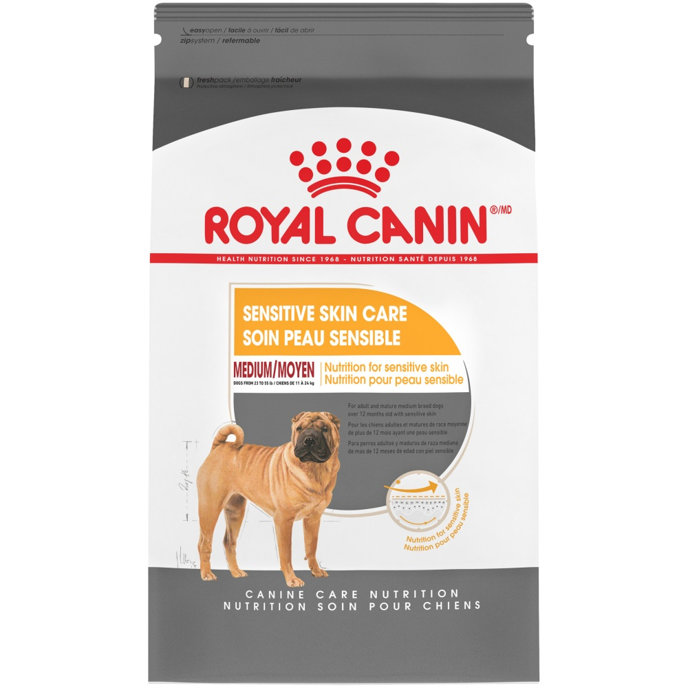 Royal Canin Adult Medium Sensitive Skin Care Dry Dog Food - 17 lb Bag Image