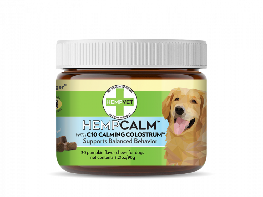 HempVet HempCalm High Potency Calming Nutritional Dog Chews - 3.21 oz Image
