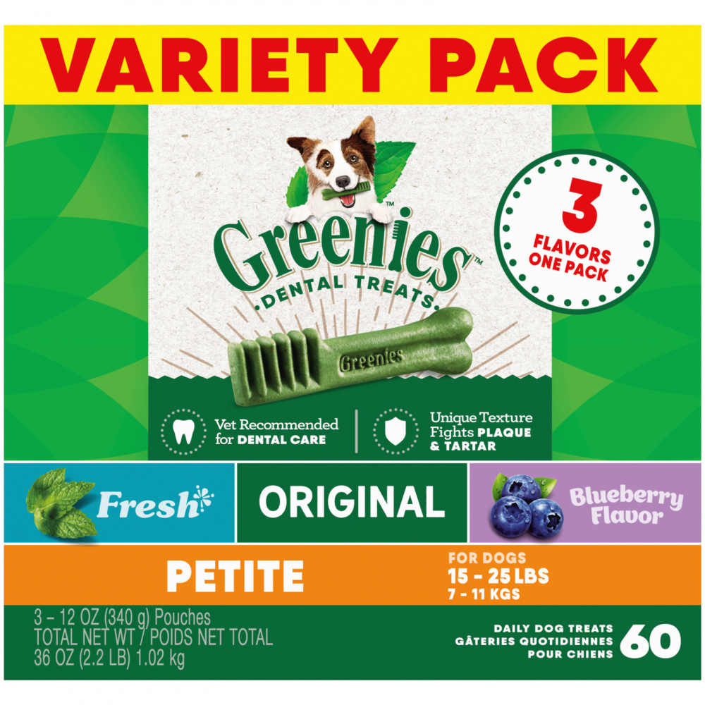 Greenies original shop dental dog treats