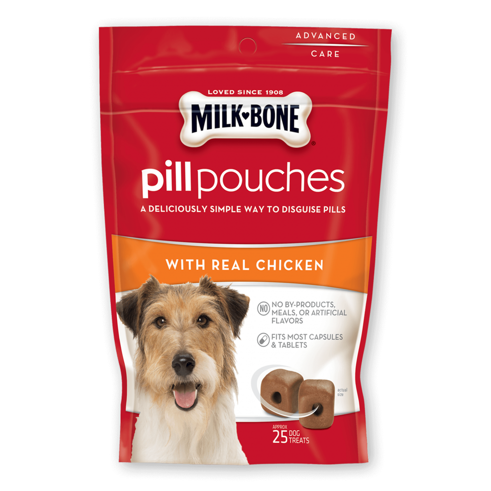 Milk-Bone Pill Pouches with Real Chicken for Dogs - 6 oz Image