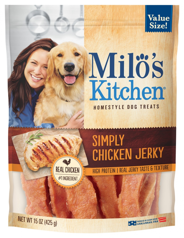 Milo's Kitchen Grain Free Simply Chicken Jerky Dog Treats - 15 oz Image