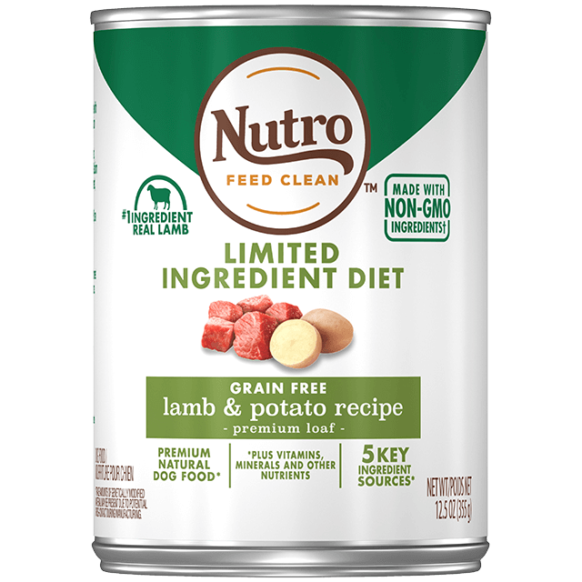 Nutro Limited Ingredient Diet Grain Free Lamb  Potato Pate Canned Dog Food - 12.5 oz, case of 12 Image