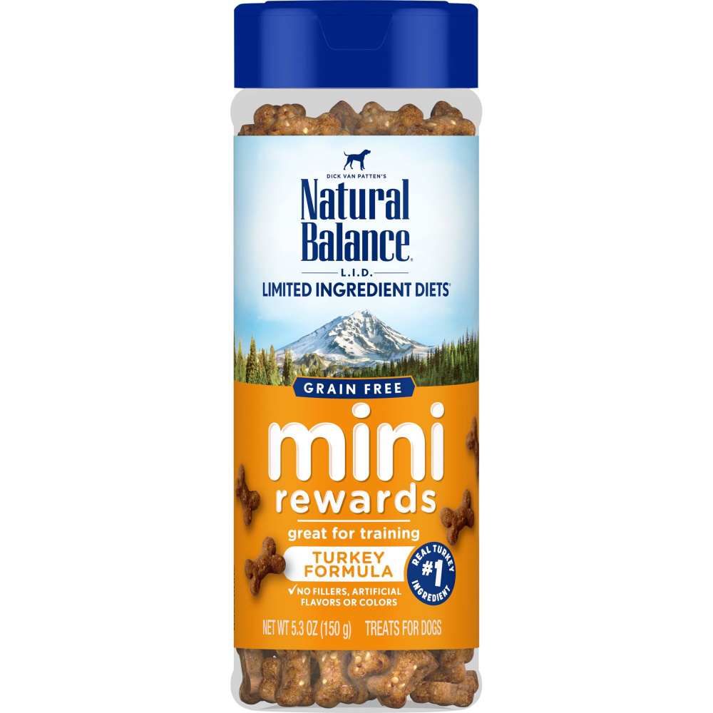 Natural Balance L.I.D Mini Rewards Soft  Chewy Turkey Recipe Dog Treats - 5.3 oz Image