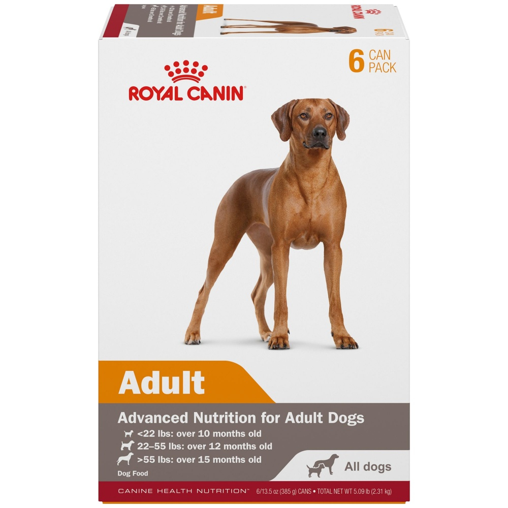 Royal Canin Adult Recipe Canned Dog Food - 13.5 oz, case of 6 Image