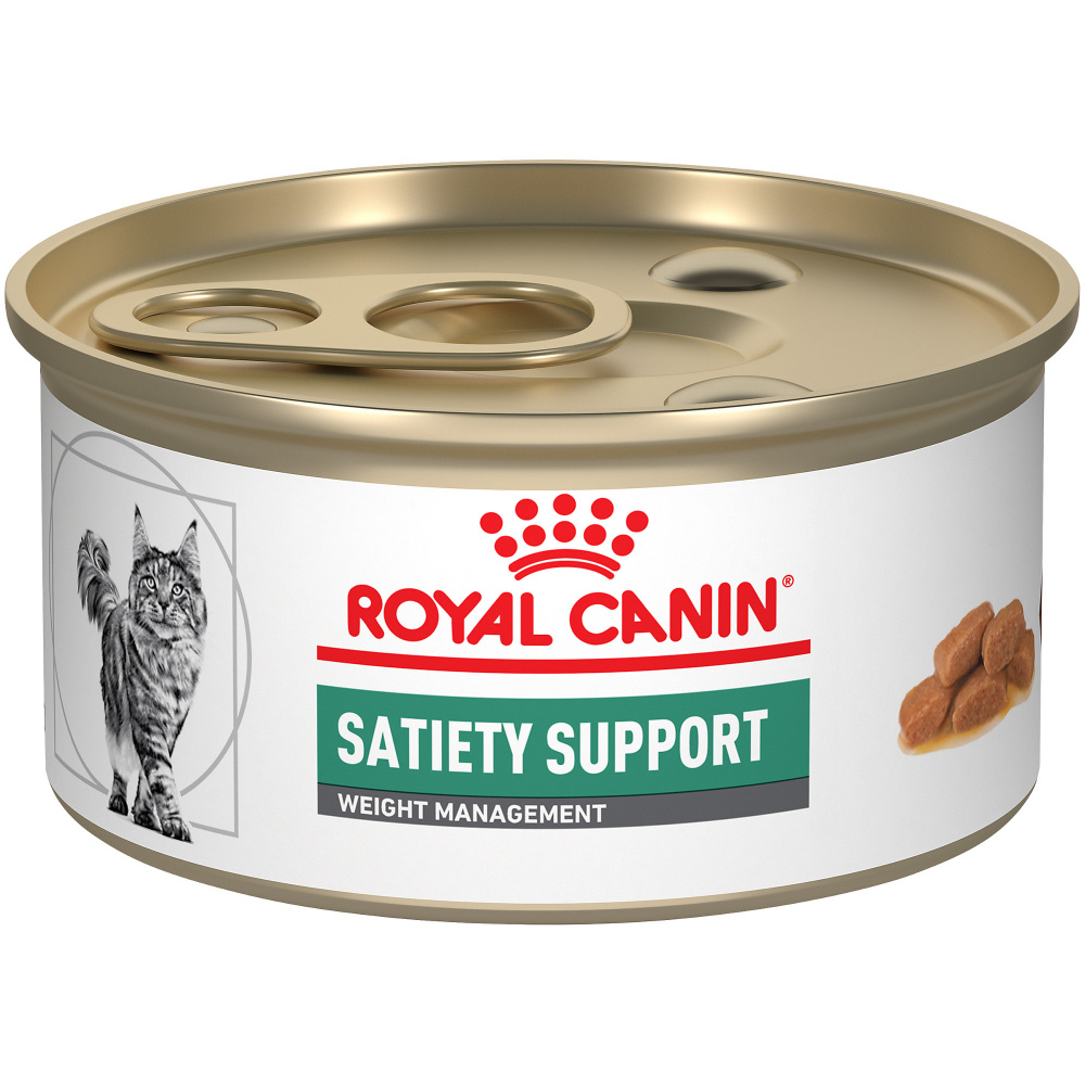 Royal Canin Veterinary Diet Feline Satiety Support Weight Management Morsels in Gravy Canned Cat Food - 3 oz, case of 24 Image