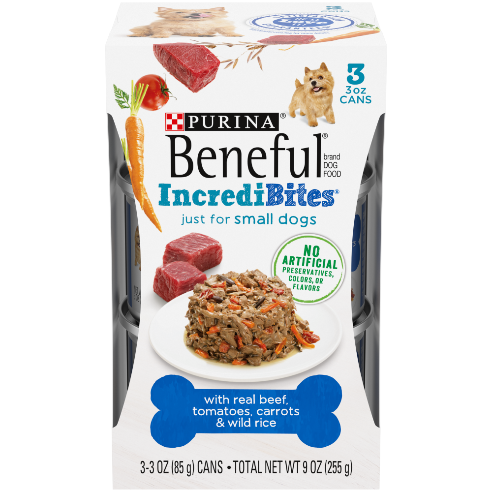 Beneful IncrediBites for Small Dogs with Beef Tomatoes Carrots