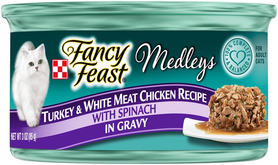 Fancy Feast Medleys Turkey  Chicken Recipe Canned Cat Food - 3 oz, case of 24 Image