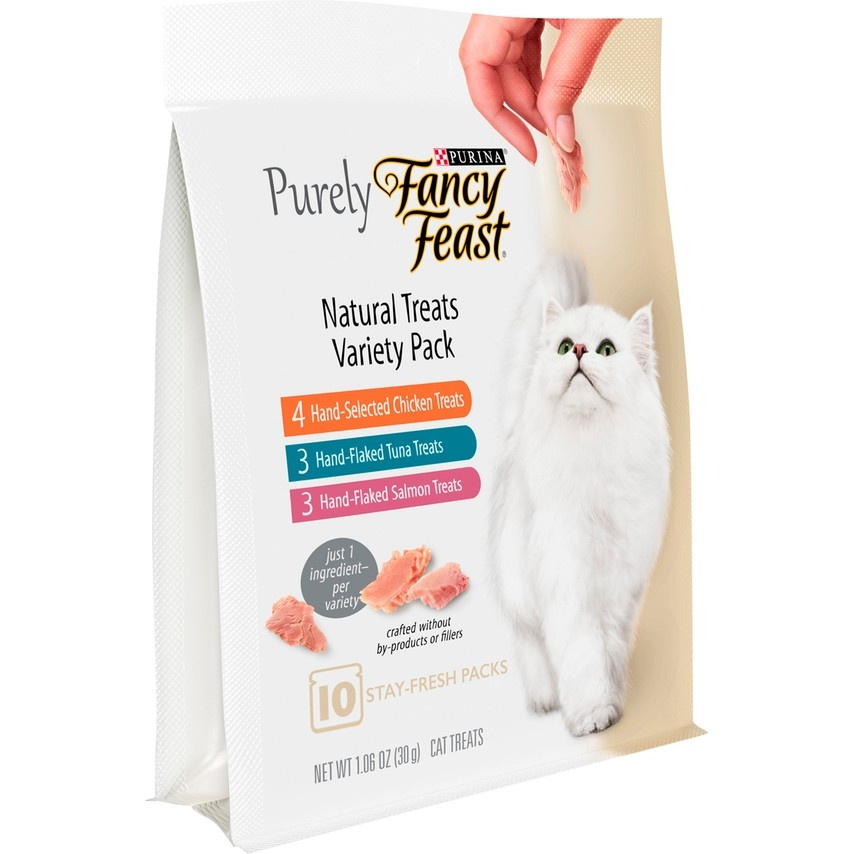 Fancy Feast Purely Natural Treats Variety Pack Cat Treats - 1.06 oz Image