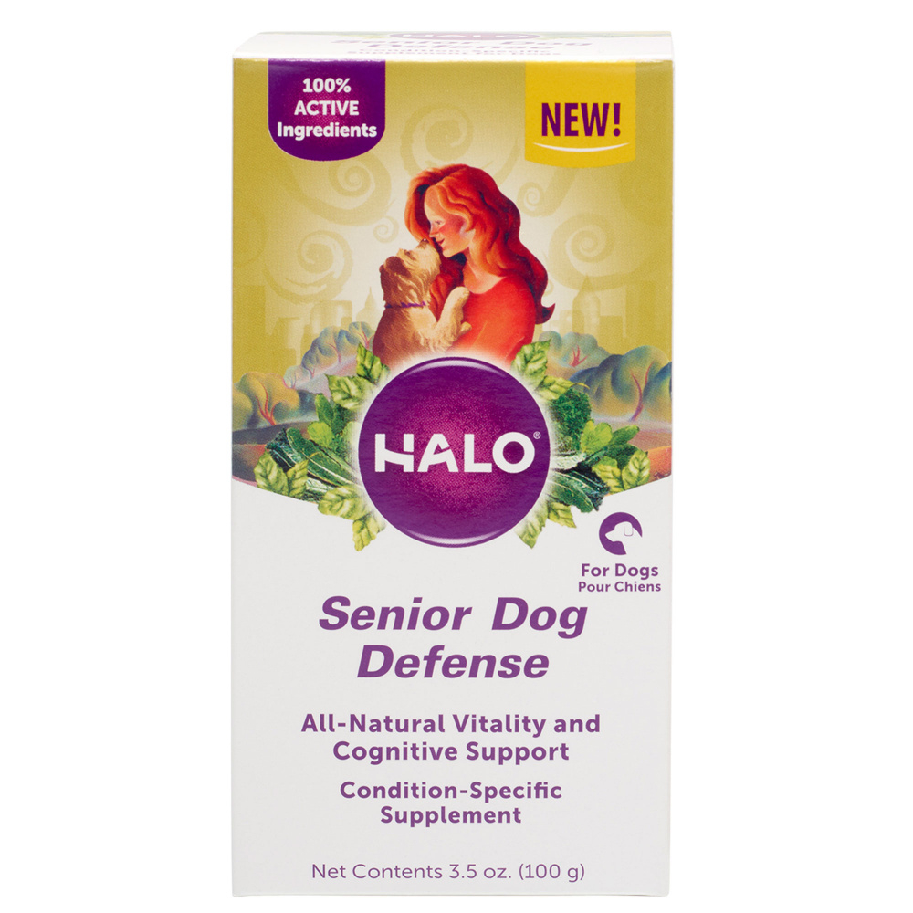 Halo Senior Dog Defense Supplement Powder for Dogs - 3.5 oz Image