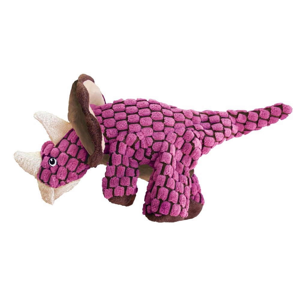 KONG Dynos Triceratops Plush Dog toy - Large Image