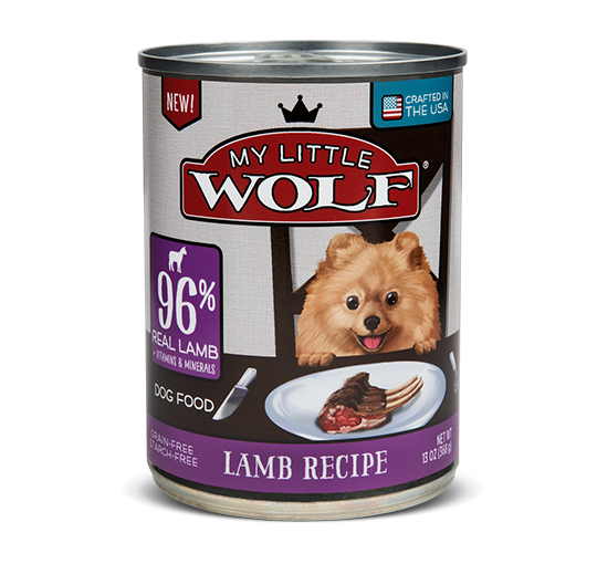 My Little Wolf Grain Free 96% Lamb Recipe Canned Dog Food | PetFlow