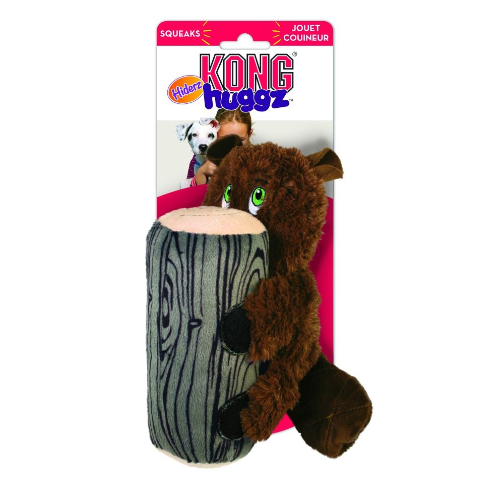 kong plush beaver dog toy