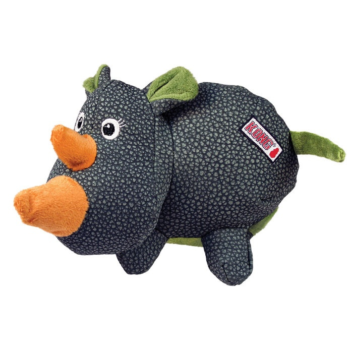 KONG Phatz Rhino Plush Dog toy - Small Image
