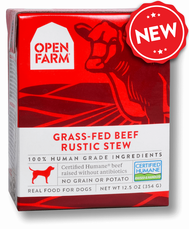 Open Farm Grain Free Grass Fed Beef Recipe Rustic Stew Wet Dog Food - 12.5 oz, case of 12 Image