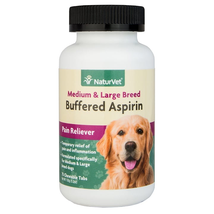 NaturVet Buffered Aspirin Tablets For Medium & Large Breed Dogs | PetFlow