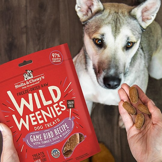 Stella & Chewy's Wild Weenies Grain Free Red Game Bird Recipe Freeze