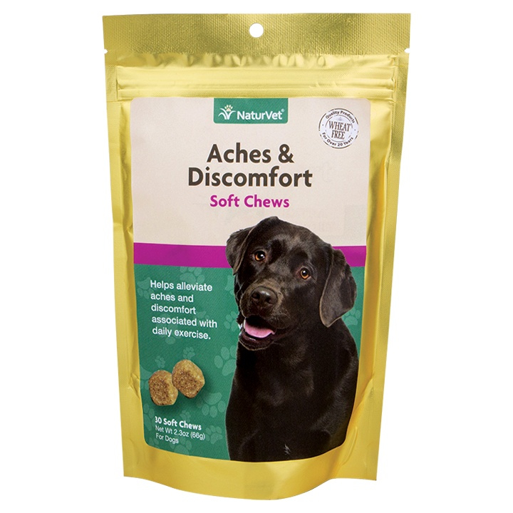 NaturVet Aches  Discomfort Soft Chews for Dogs - 30-ct Image