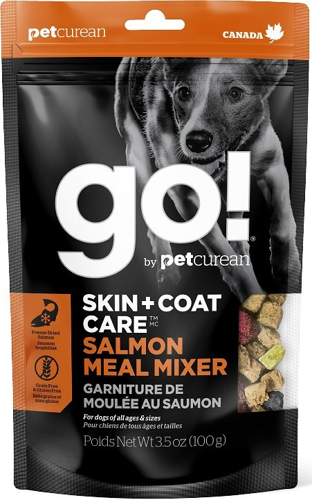 Petcurean Go! Skin + Coat Care Grain Free Freeze Dried Salmon Meal ...