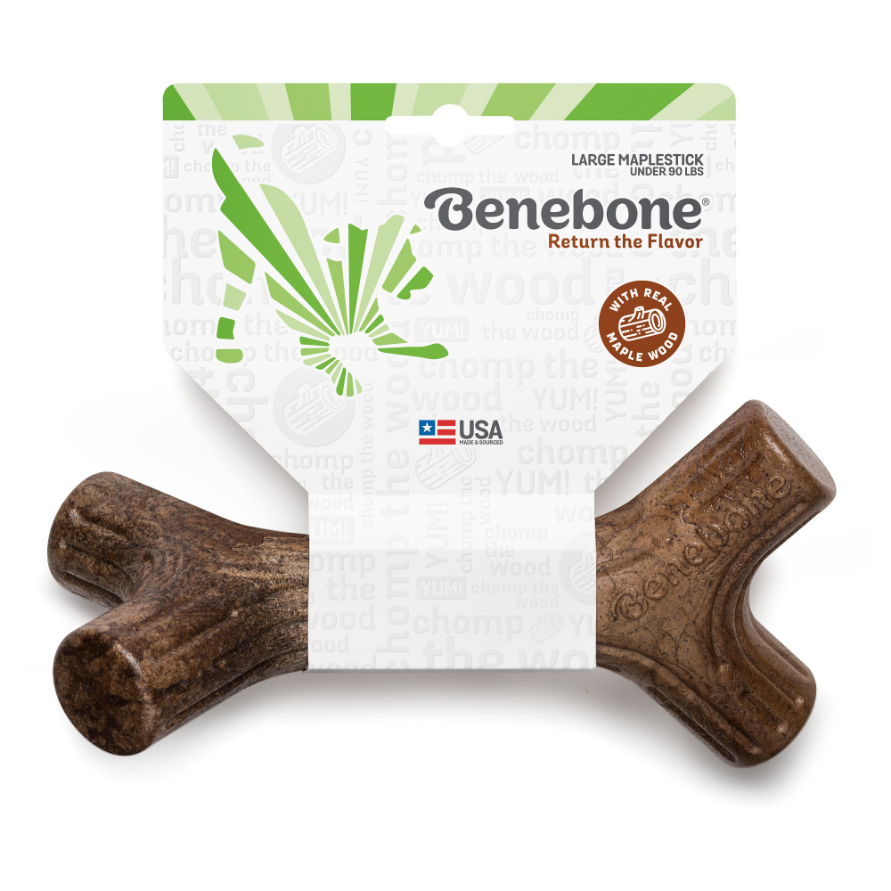 Benebone Maplestick with Real Maple Wood Durable Chew toy for Dogs - Small Image