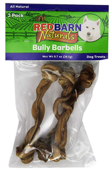 Redbarn Bully Barbell Dog Treats - 3 Count Image