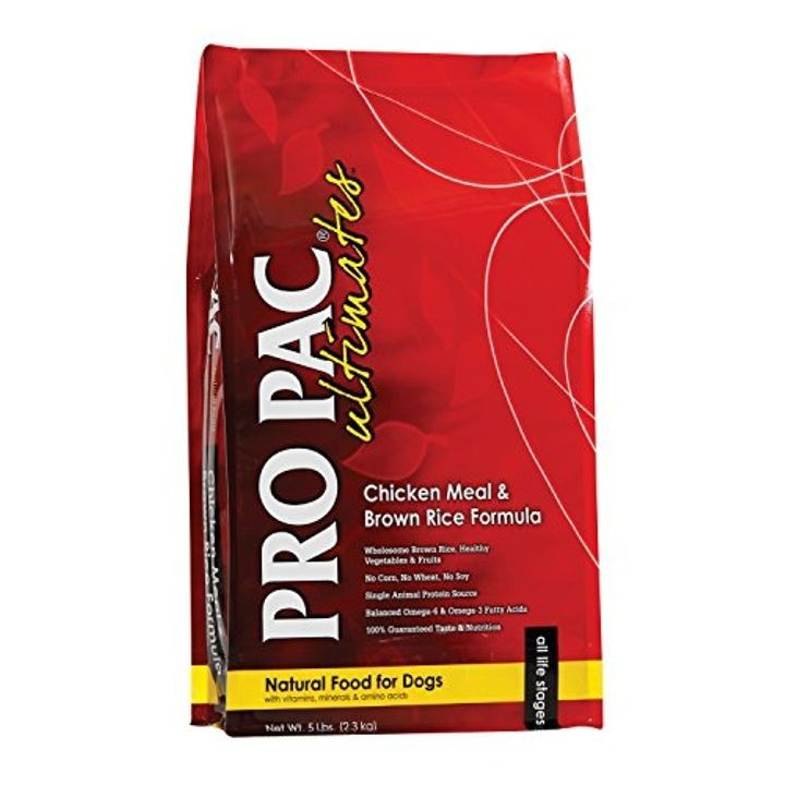 PRO PAC Ultimates Chicken Meal  Brown Rice Formula Recipe Dry Dog Food - 5 lb Bag Image