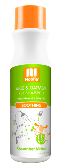Nootie Soothing Aloe  Oatmeal Cucumber Melon Shampoo for Dogs - 16 oz Image