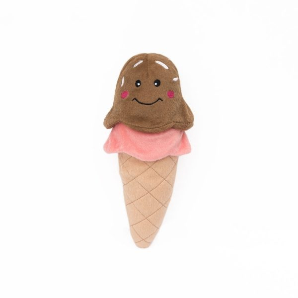 ZippyPaws NomNomz Plush Ice Cream Dog toy - Plush toy Image