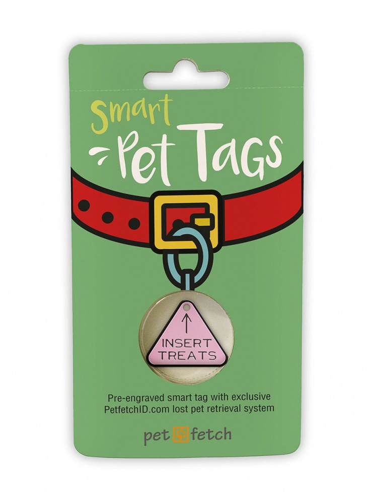Pet Fetch Insert Treats Emoji Smart Pet Tag - Insert Treats Image