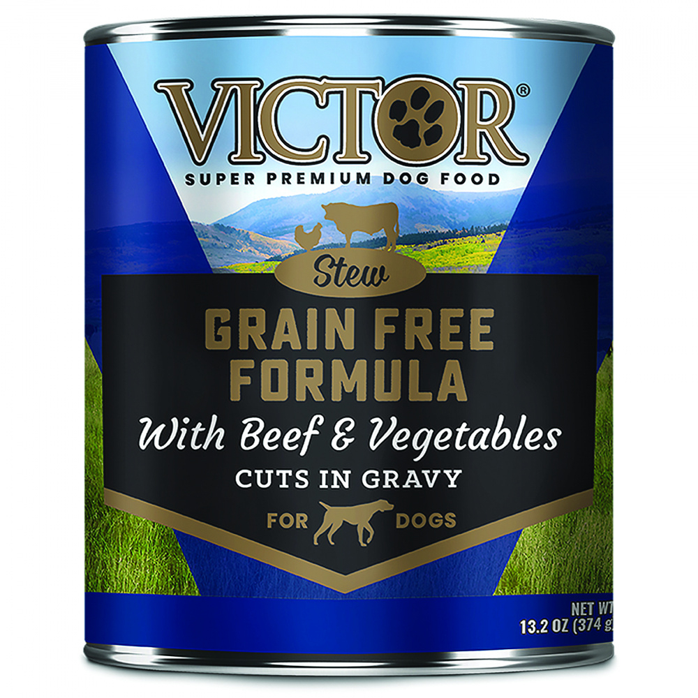 Victor Grain Free Beef Vegetable in Gravy Canned Dog Food PetFlow