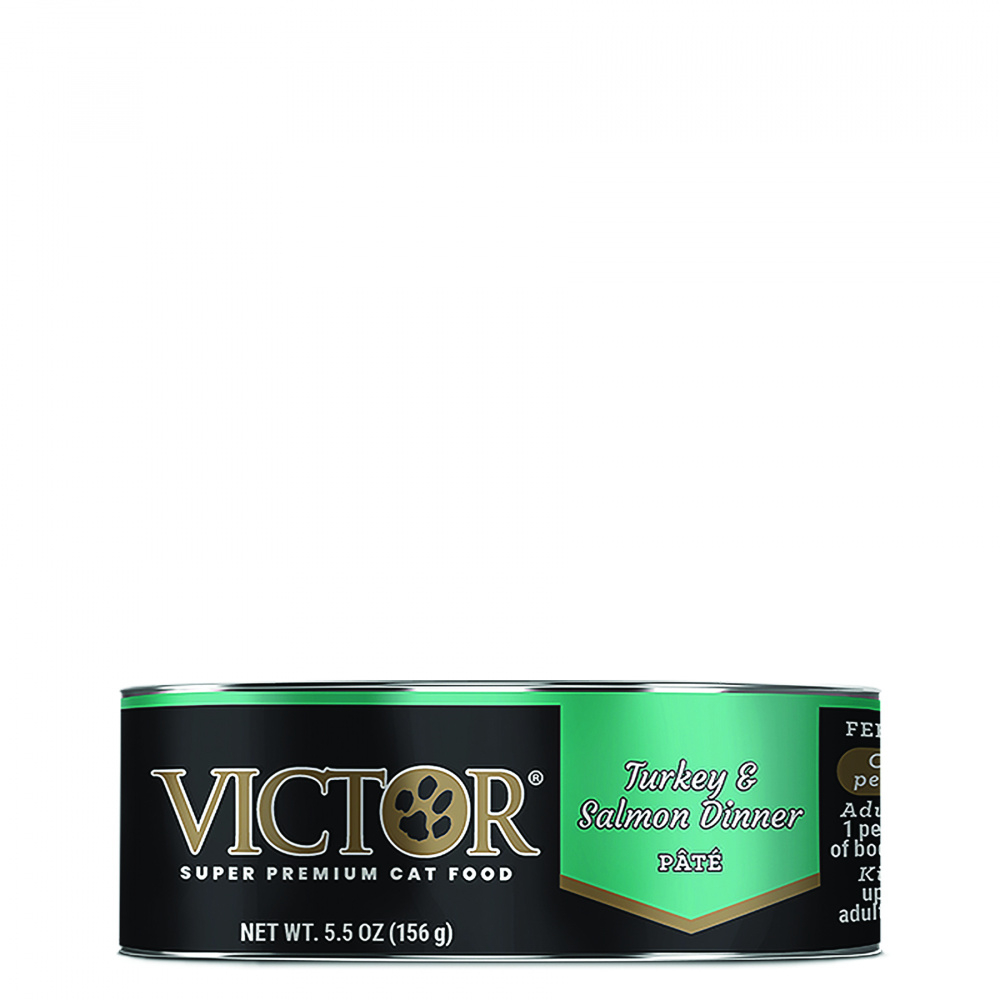 Victor Turkey Salmon Dinner Pate Canned Cat Food PetFlow