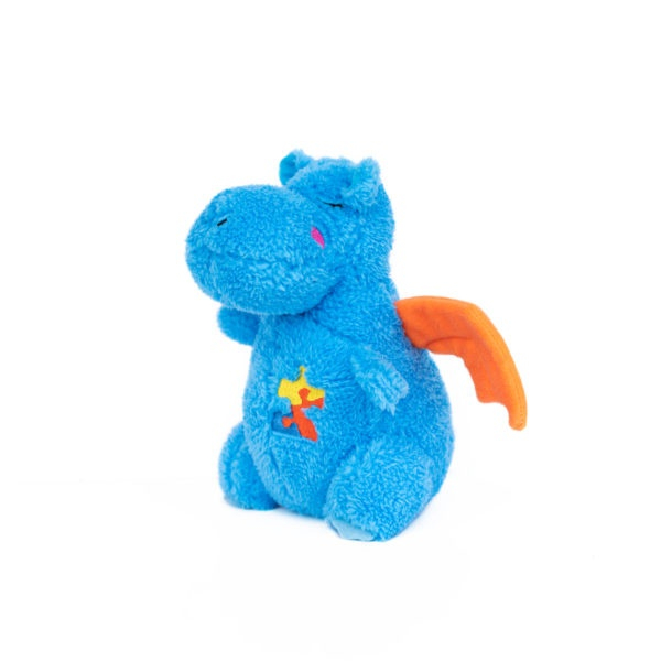 ZippyPaws Cheeky Chumz Drake the Dragon Plush Dog toy - Plush Dog toy Image