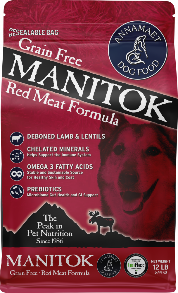 Annamaet Grain Free Manitok Red Meat Recipe Dry Dog Food - 25 lb Bag Image