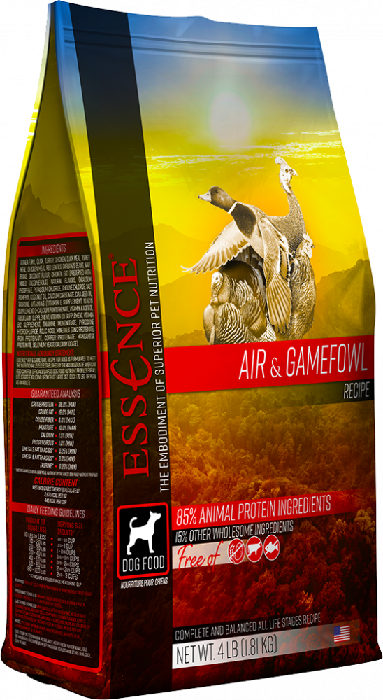 Essence Grain Free Air  Gamefowl Recipe Dry Dog Food - 12.5 lb Bag Image