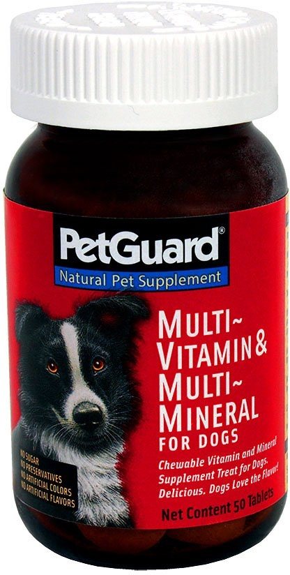PetGuard Multi-Vitamin Multi-Mineral Supplement for Dogs - 50-ct Image