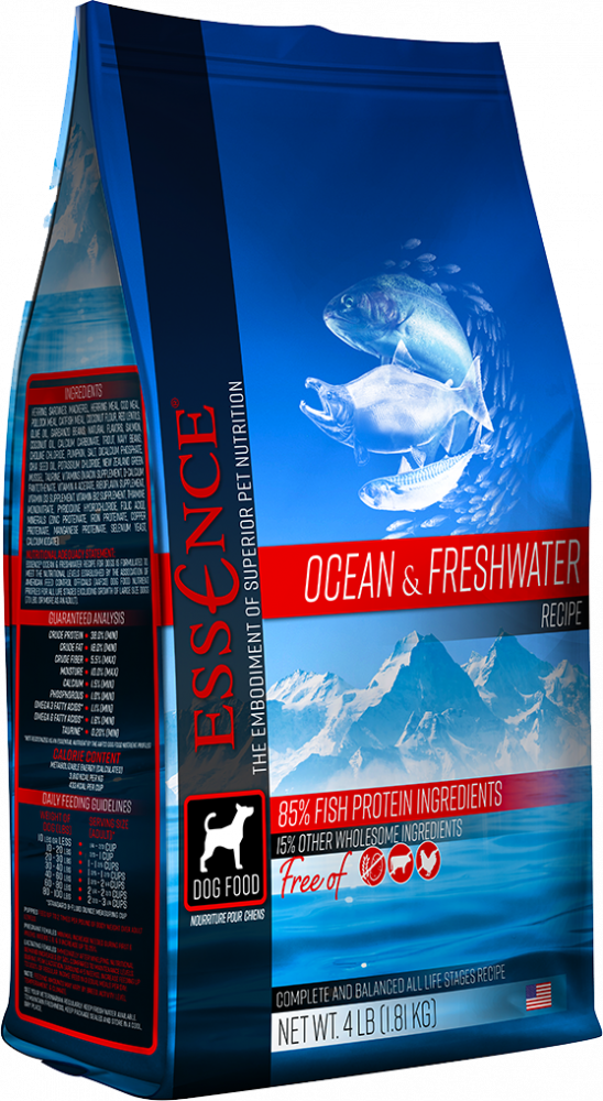 Essence Grain Free Ocean  Freshwater Recipe Dry Dog Food - 4 lb Bag Image