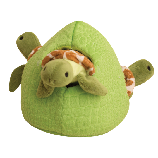 Snugaro oz Hide  Seek Turtle Reef Interactive Dog toy - Puzzle Dog toy Image
