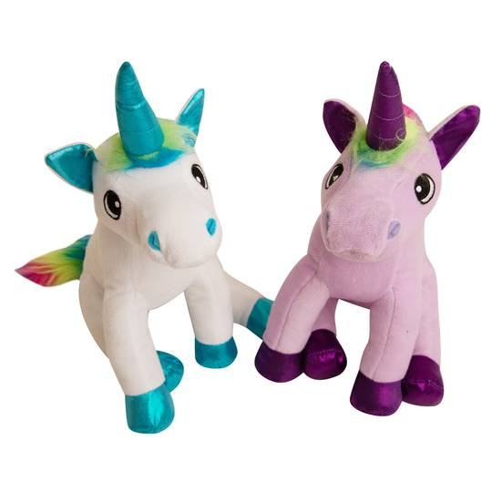 Snugaro oz Rainbow the Unicorn Plush Dog toy - Plush Dog toy Image