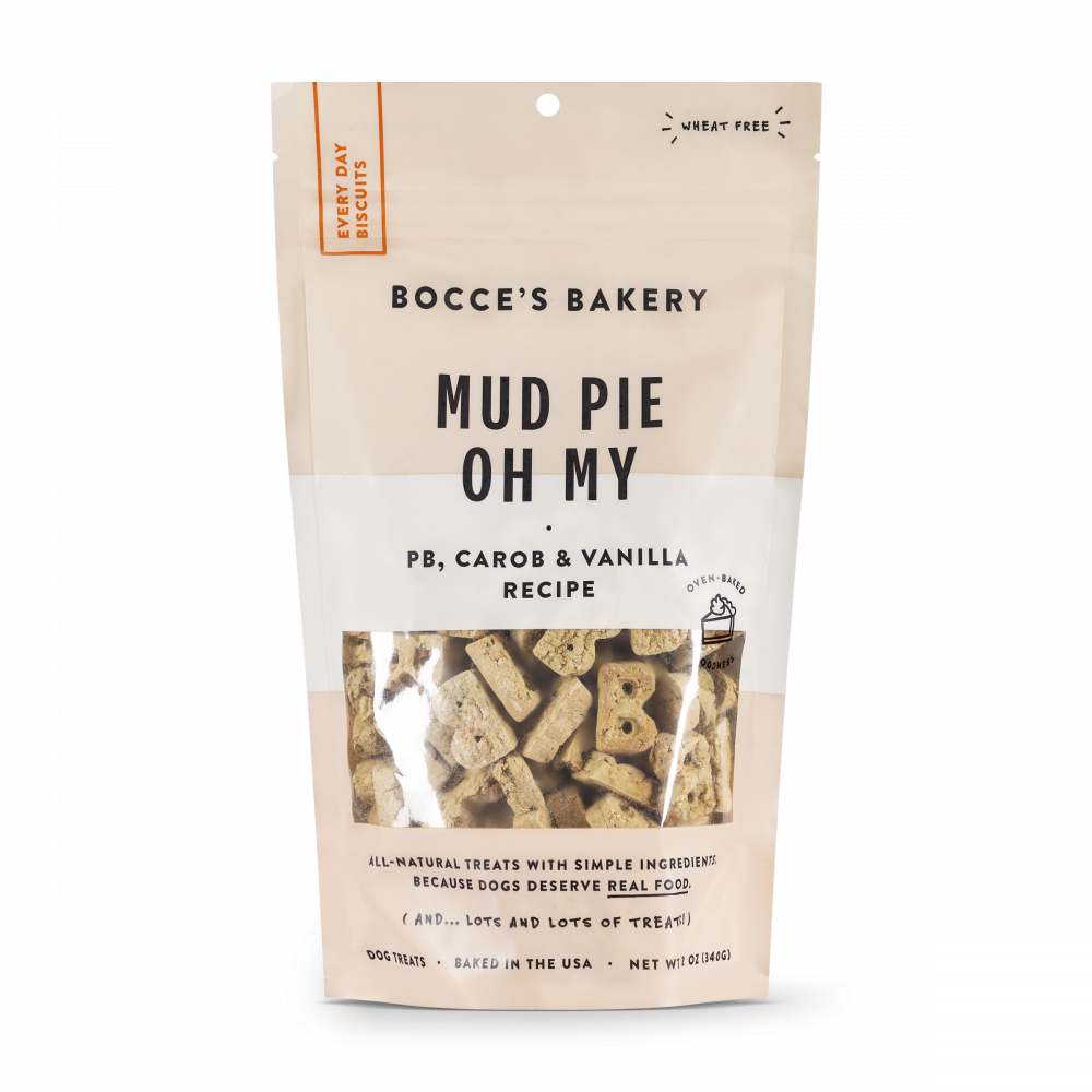 Bocce's Bakery Every Day Mud Pie Oh My Biscuit Dog Treats - 12 oz Image