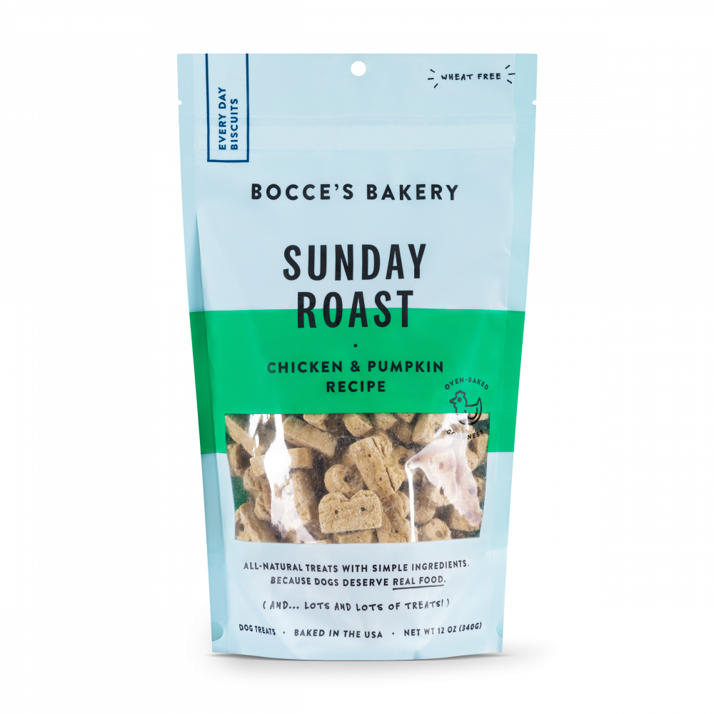 Bocce's Bakery Every Day Sunday Roast Biscuit Dog Treats - 12 oz Image