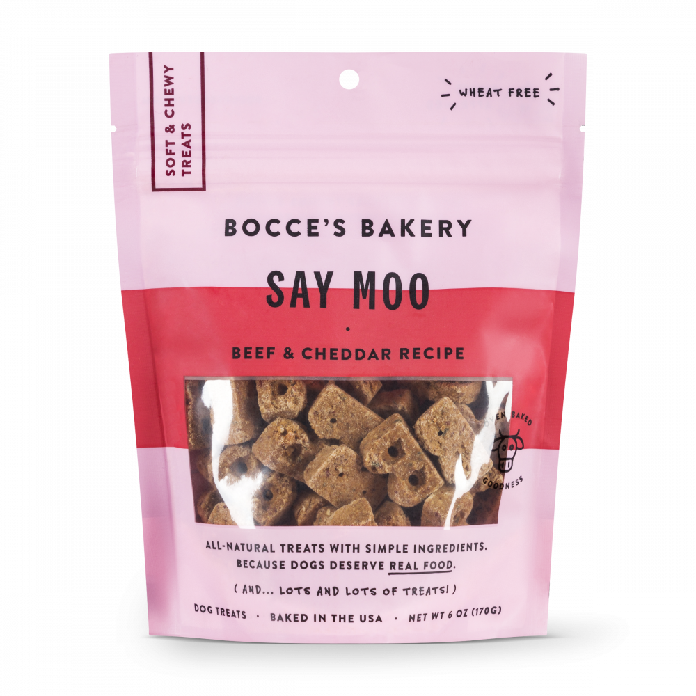 Bocce's Bakery Every Day Say Moooo Soft  Chewy Dog Treats - 6 oz Image