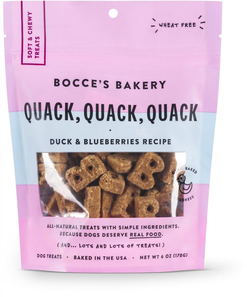 Bocce's Bakery Every Day Quack, Quack, Quack Soft  Chewy Dog Treats - 6 oz Image