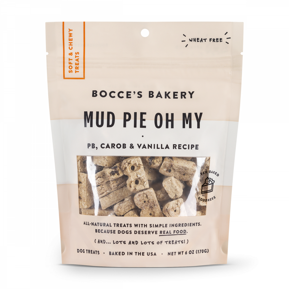 Bocce's Bakery Every Day Mud Pie Oh My Soft  Chewy Dog Treats - 6 oz Image