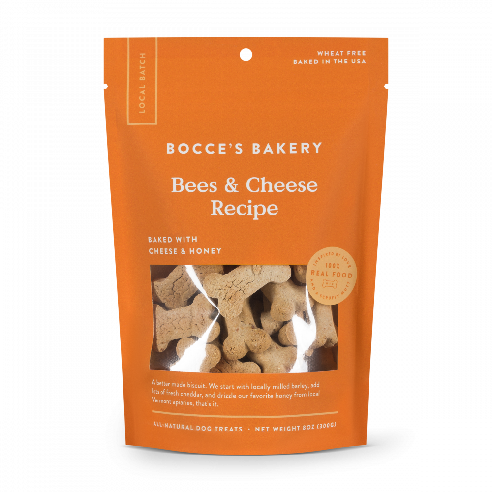 Bocce's Bakery Bees  Cheese All Natural Dog Biscuits - 8 oz Image