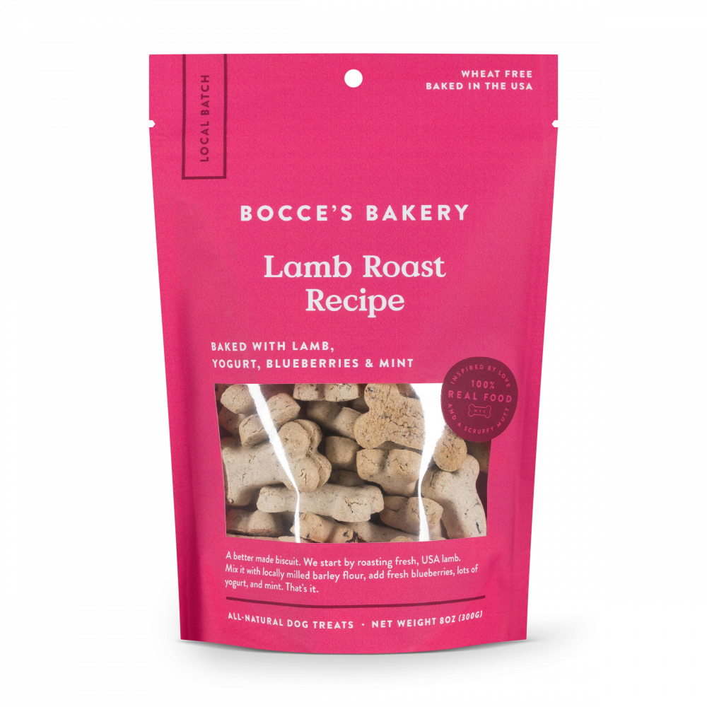 Bocce's Bakery Lamb Roast All Natural Dog Biscuits - 8 oz Image