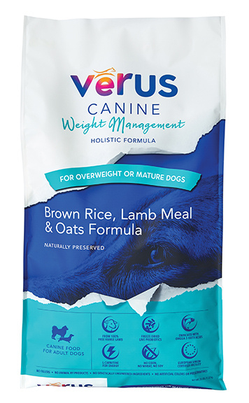 VeRUS Weight Management Brown Rice, Lamb Meal  Oats Recipe Dry Dog Food - 25 lb Bag Image