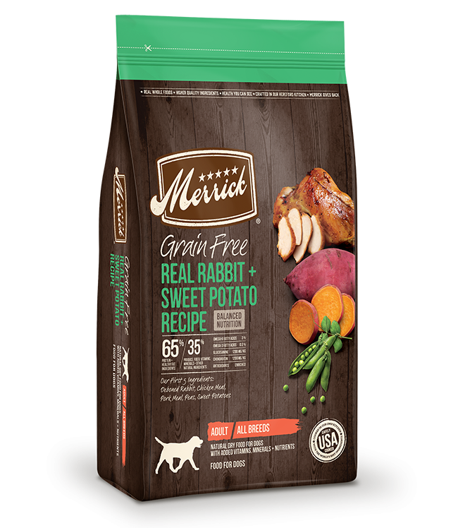 Merrick Grain Free Rabbit & Sweet Potato Recipe Dry Dog Food | PetFlow