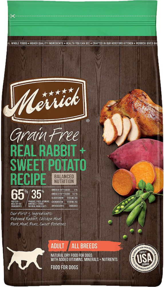 Merrick Grain Free Rabbit  Sweet Potato Recipe Dry Dog Food - 22 lb Bag Image