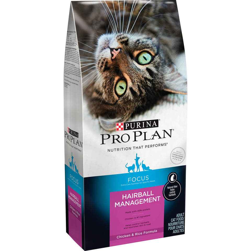 Purina Pro Plan Focus Hairball Management Chicken & Rice Formula Adult