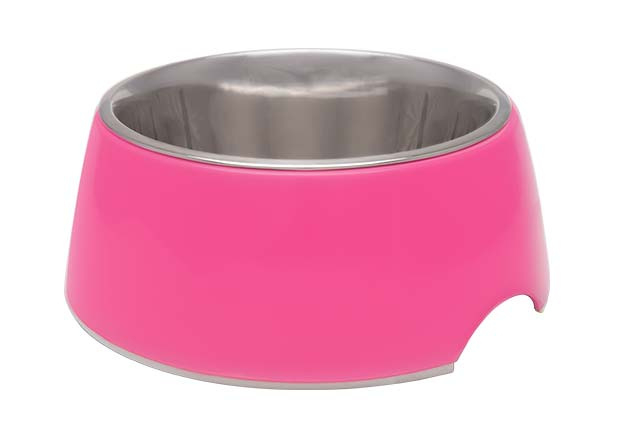 Loving Pets Hot Pink Retro Bowl - Small Image